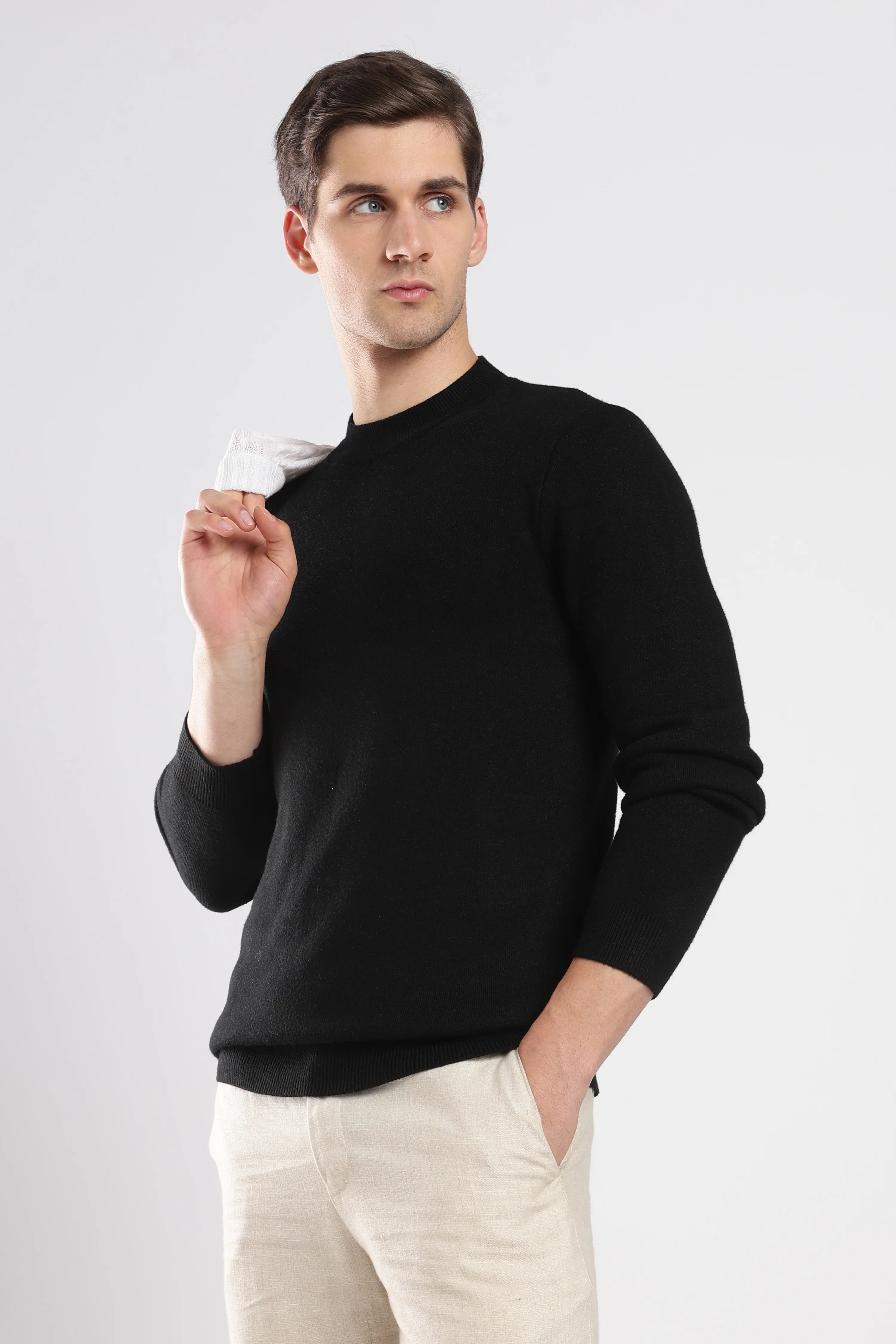 Black FeatherSoft Comfort Sweater