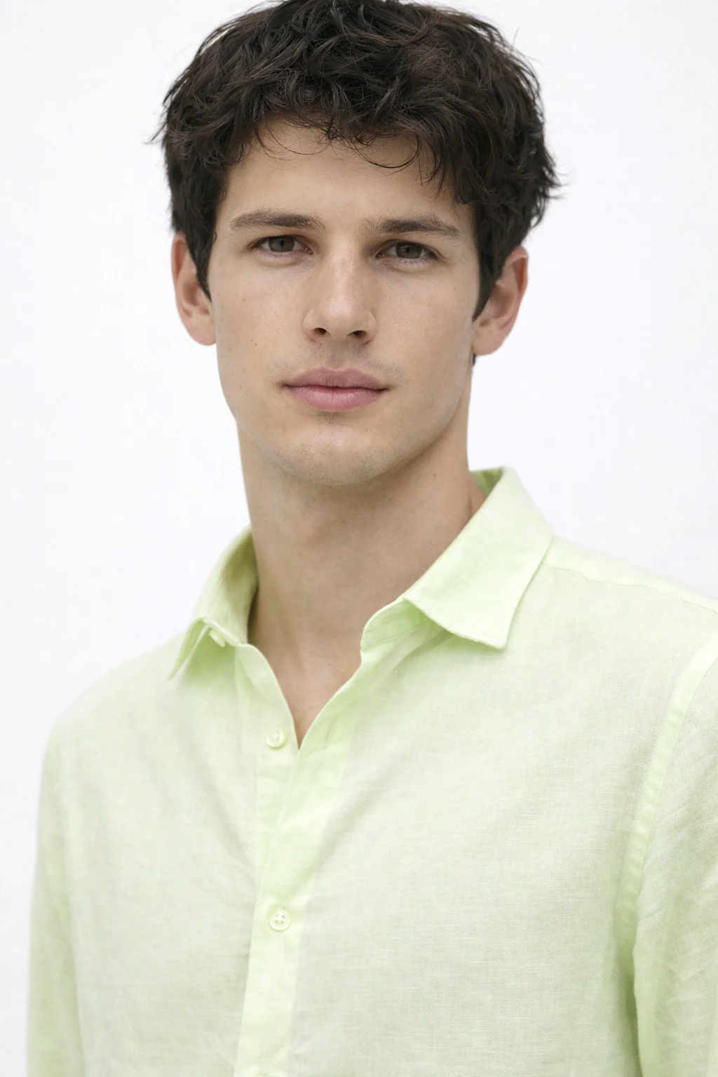 Sea Mist Linen Blend Shirt - Image 2