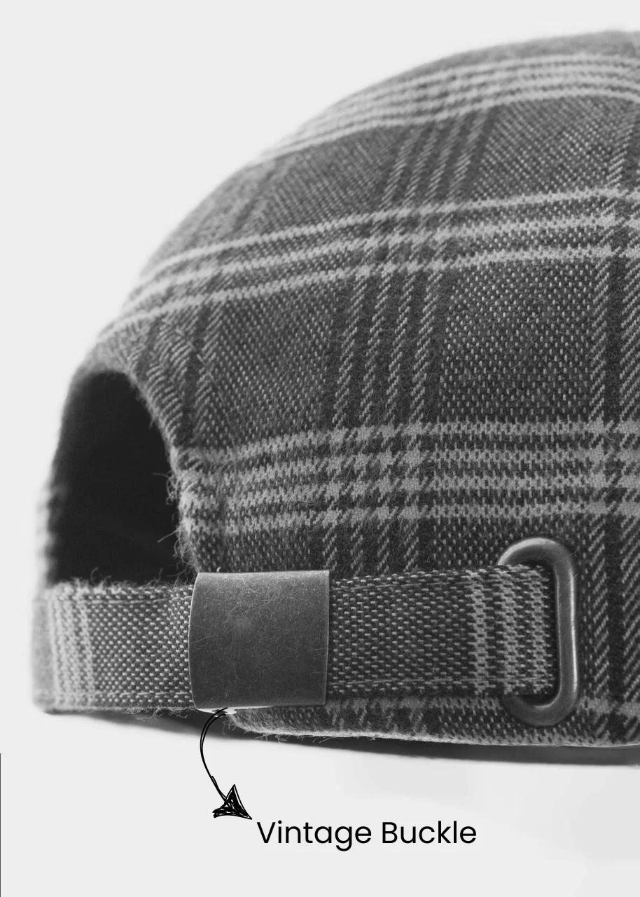 Heritage Plaid Blue Cap - Image 3