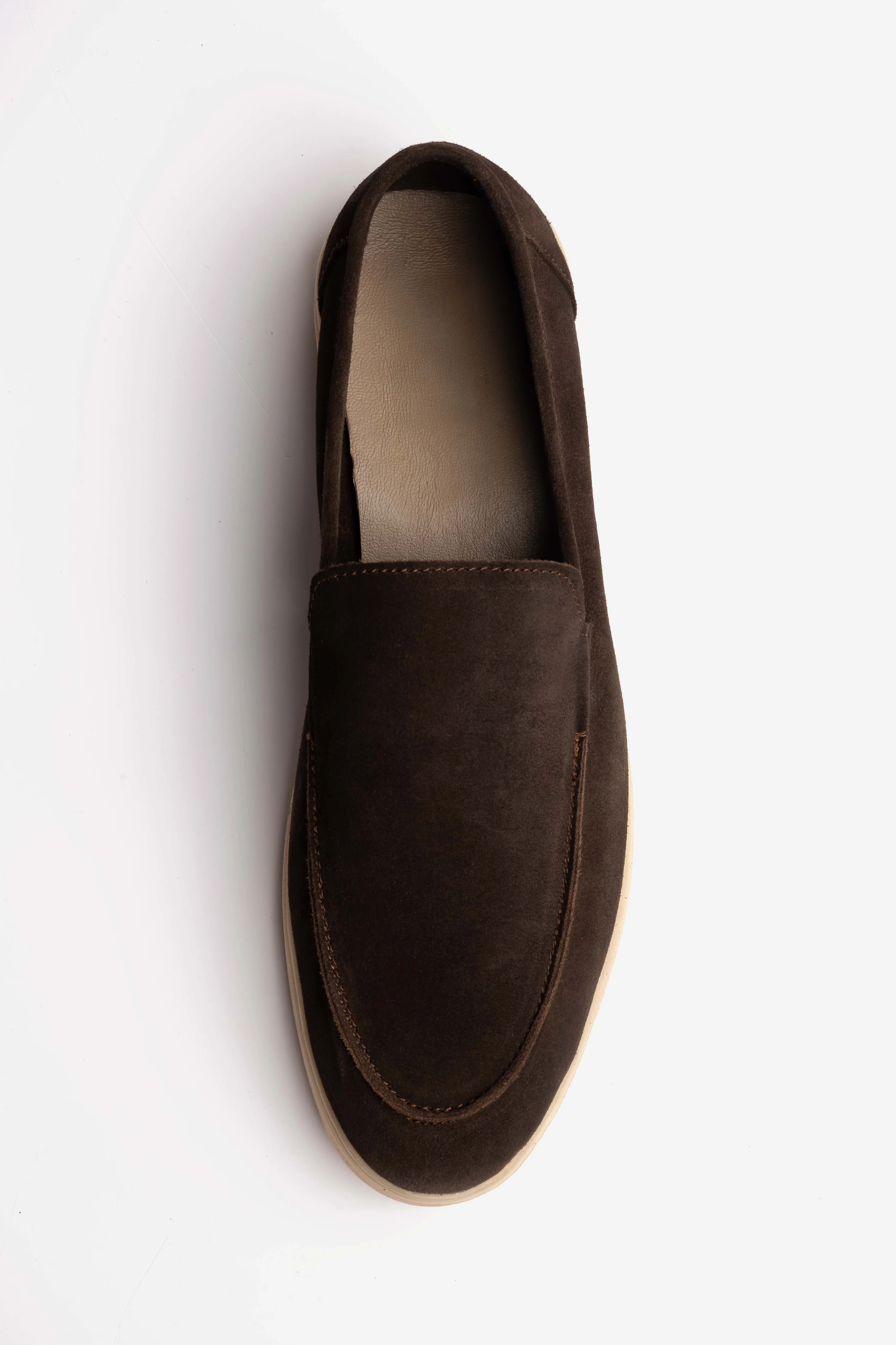 Suede Brown Loafers - Image 2